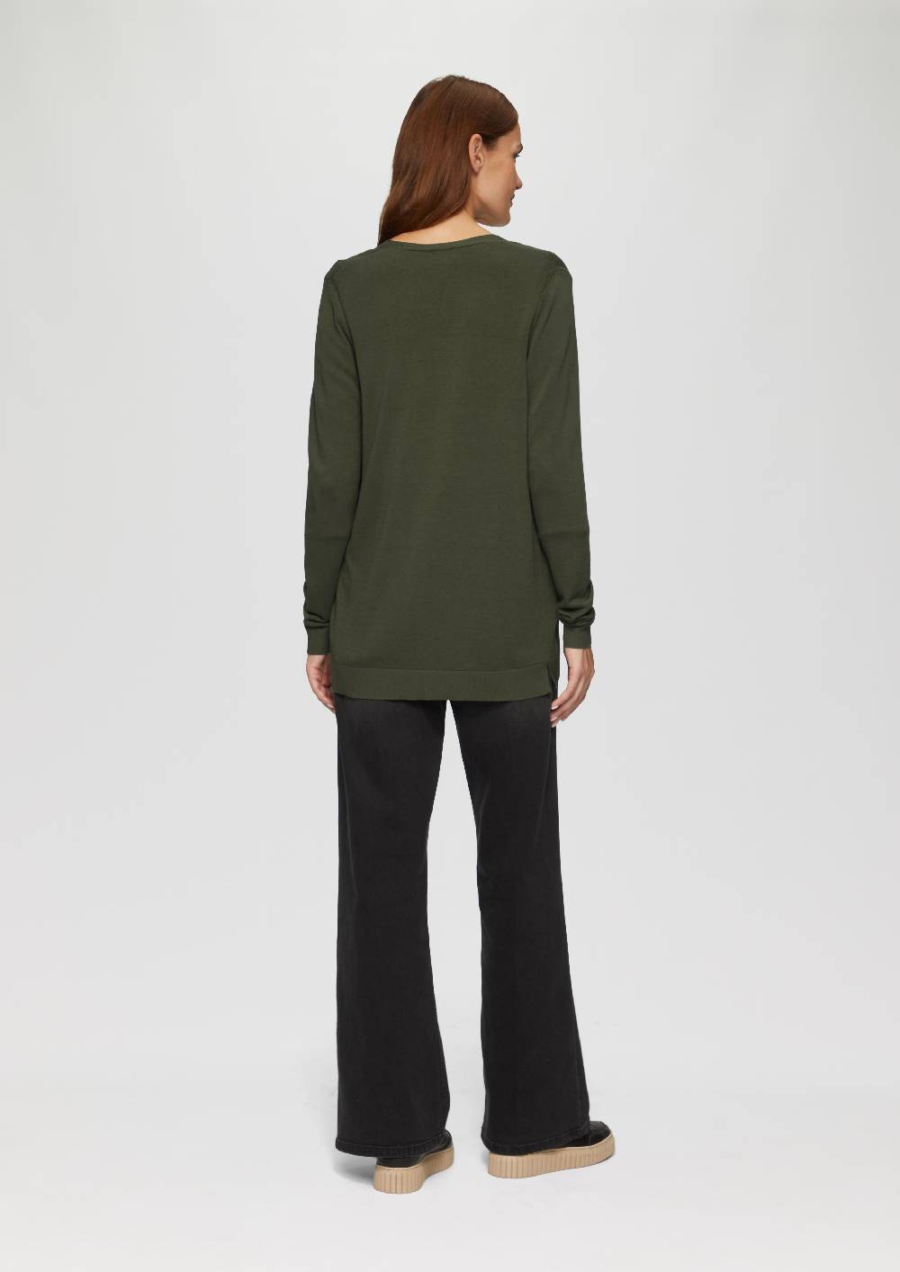 S.Oliver Cardigan aus Viskose-Baumwollmix Preisnachlass