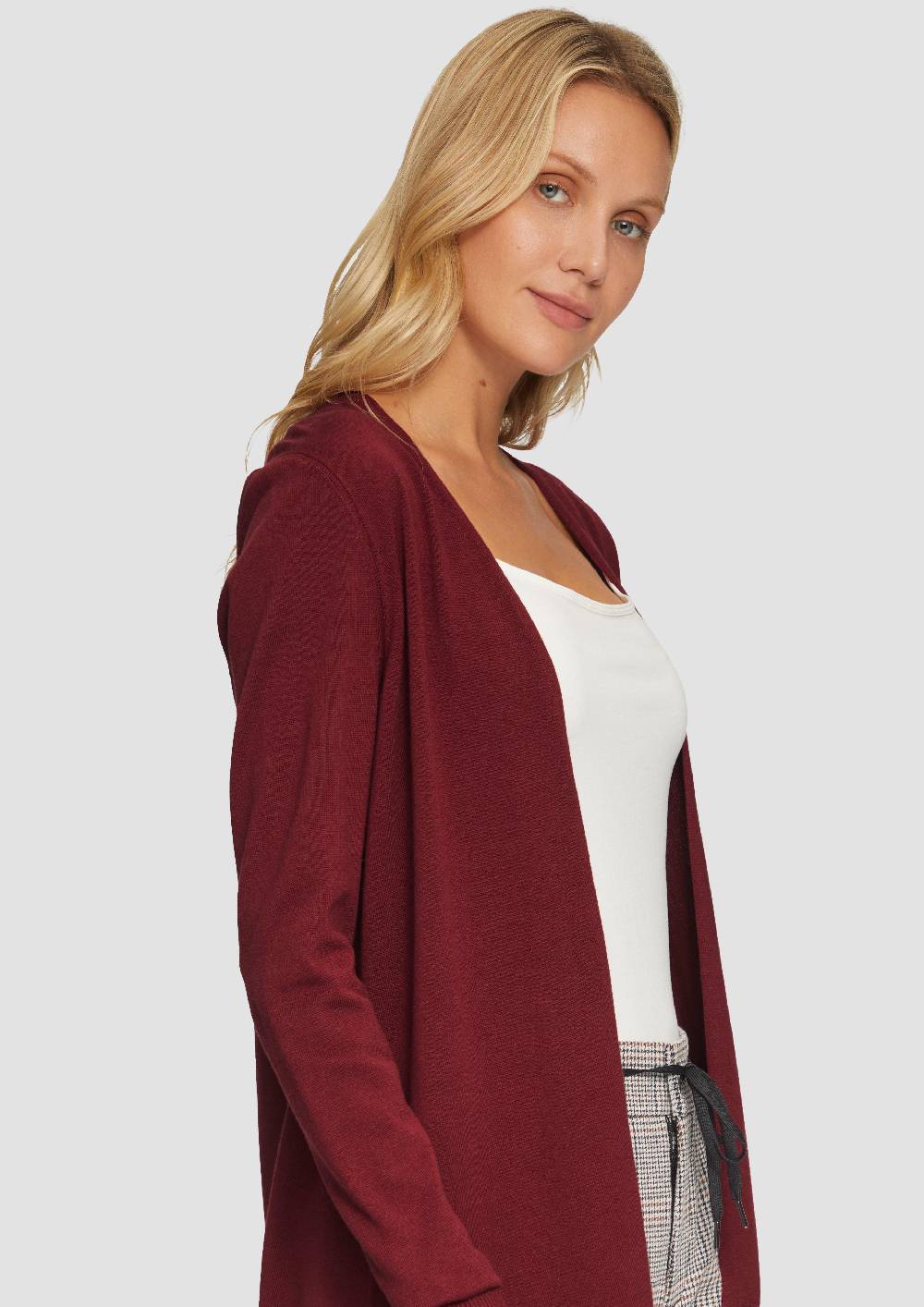 S.Oliver Cardigan aus Viskose-Baumwollmix Saisonschlussverkauf