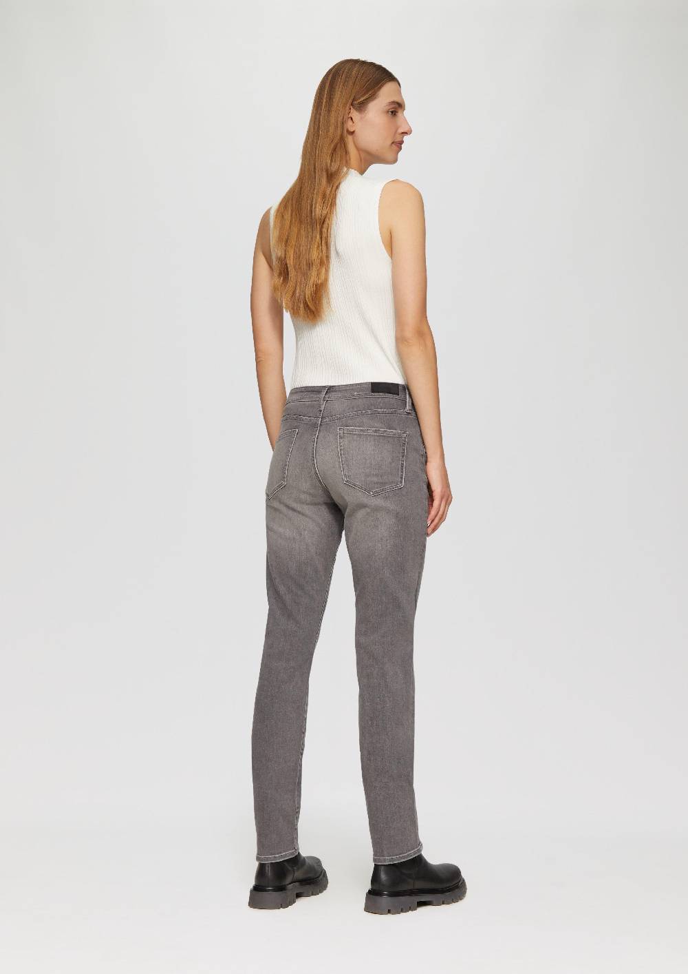 S.Oliver Jeans Betsy / Slim Fit / Mid Rise / Slim Leg / mit Zipp-Detail Neueste Mode