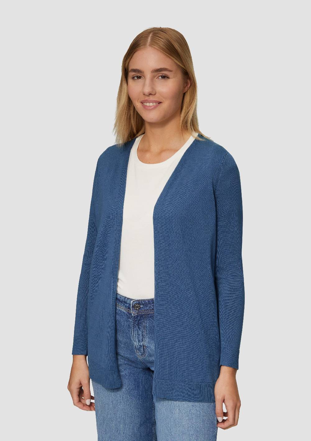 S.Oliver Cardigan aus Baumwollmix Große Rabatte