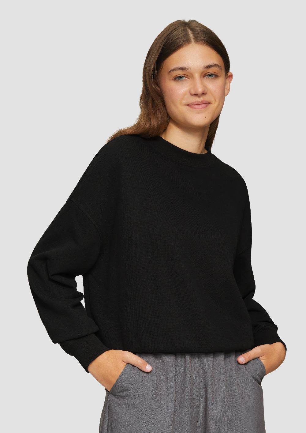 S.Oliver Lockeres Sweatshirt mit überschnittener Schulter Bestseller