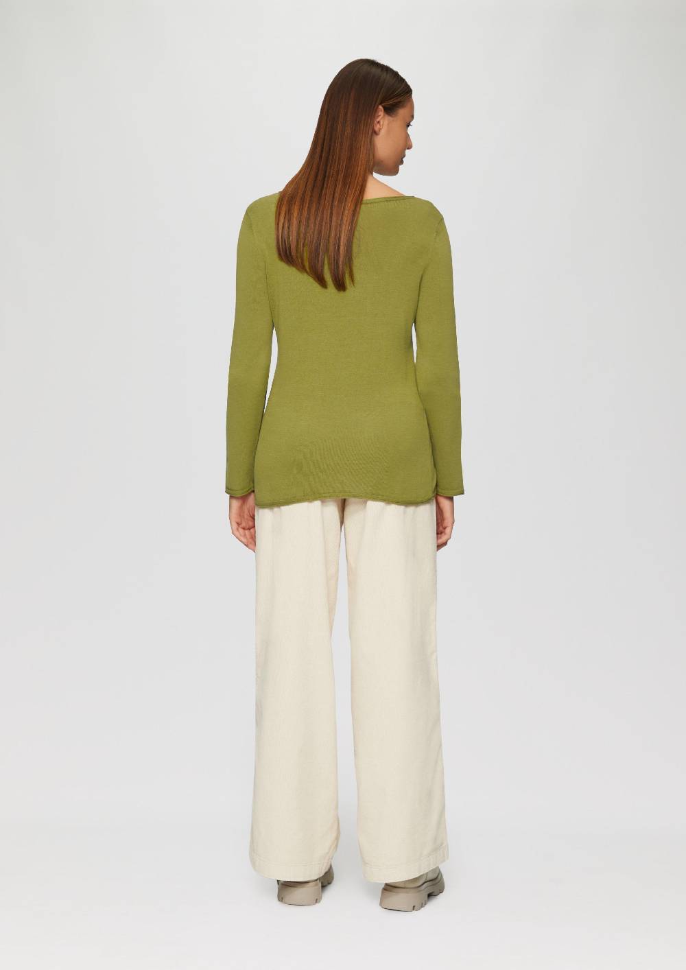 S.Oliver Leichter Feinstrickpullover mit Rollkante Tägliche Deals