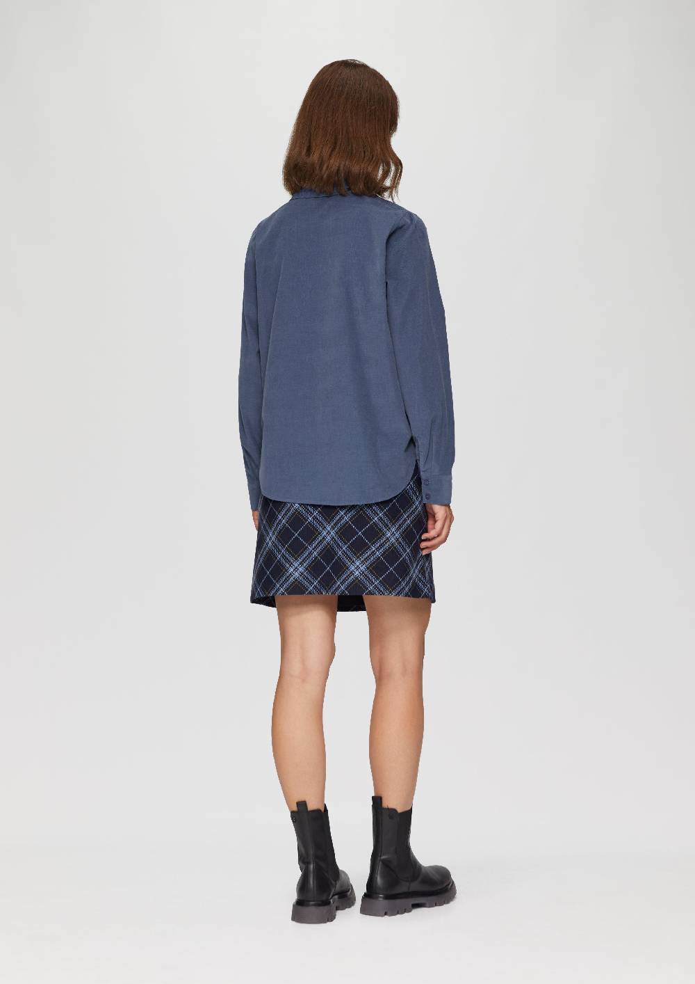 S.Oliver Cordbluse im Relaxed Fit mit Naht-Details VIP-Rabatte