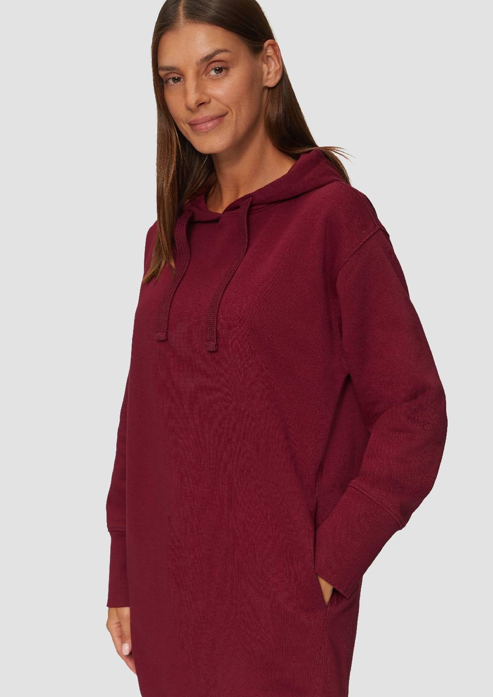 S.Oliver Sweatkleid mit Eingrifftaschen und vorgesetzter Seitennaht Begrenzte Freigabe