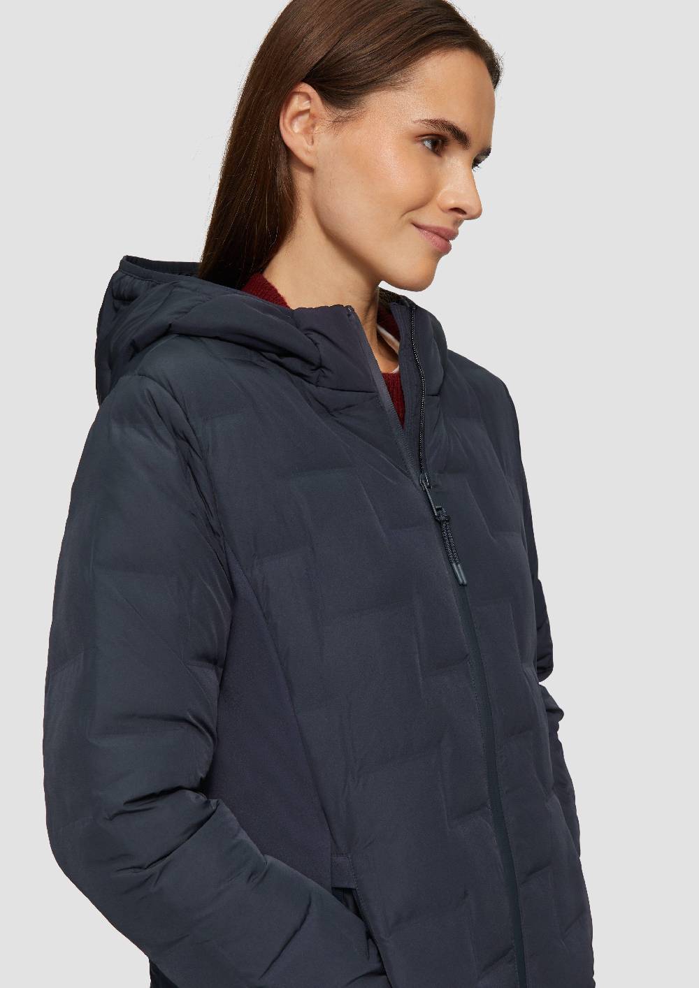 S.Oliver Wattierter Mantel im Fabricmix Bis zu 65% Rabatt