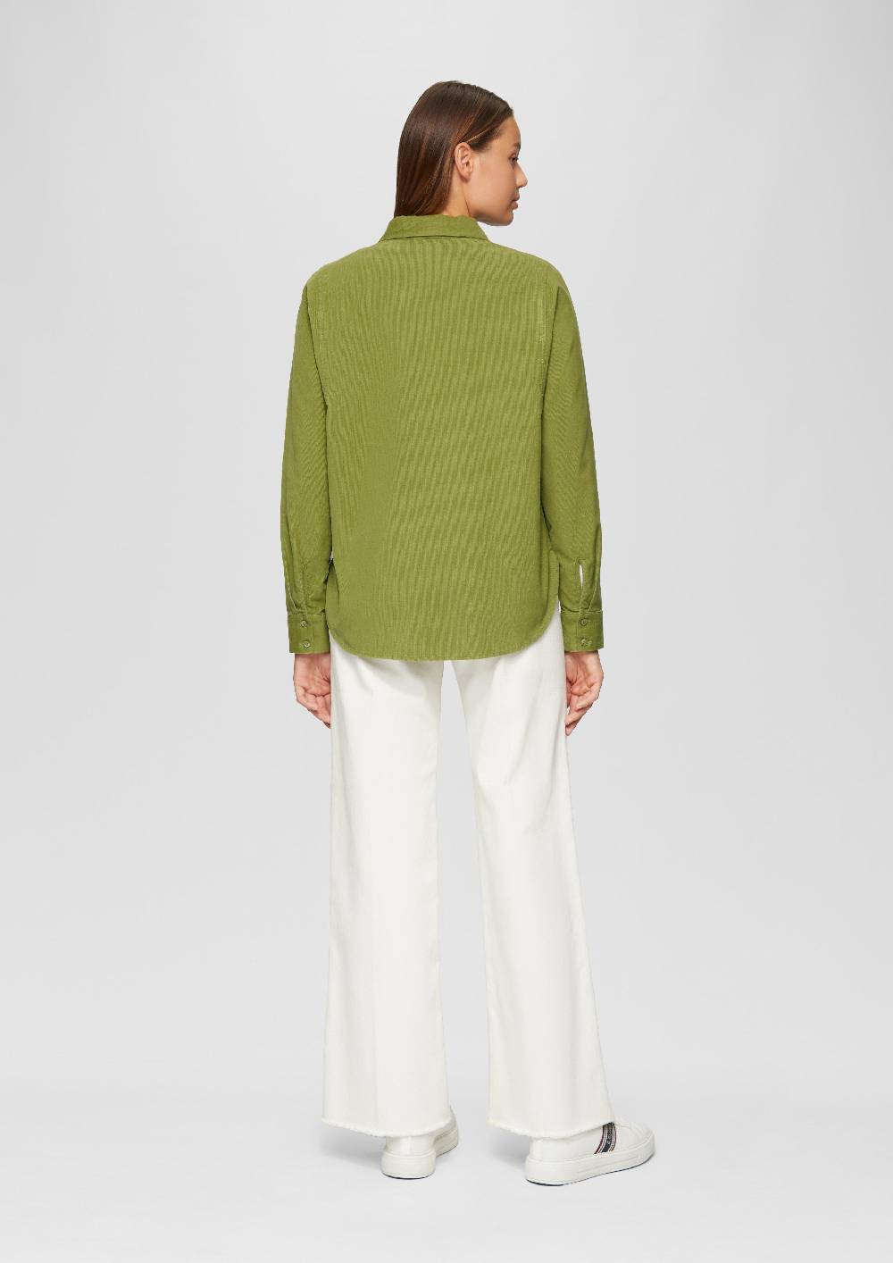 S.Oliver Cordbluse im Relaxed Fit mit Naht-Details Kostenloser Versand international
