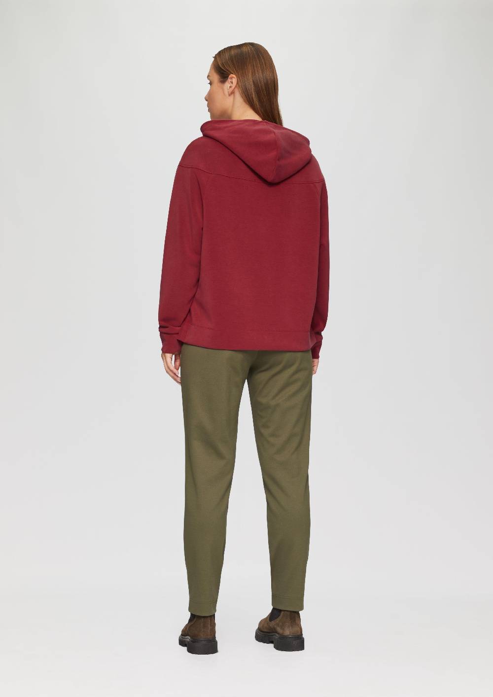 S.Oliver Hoodie aus Scuba im Relaxed Fit zollfrei