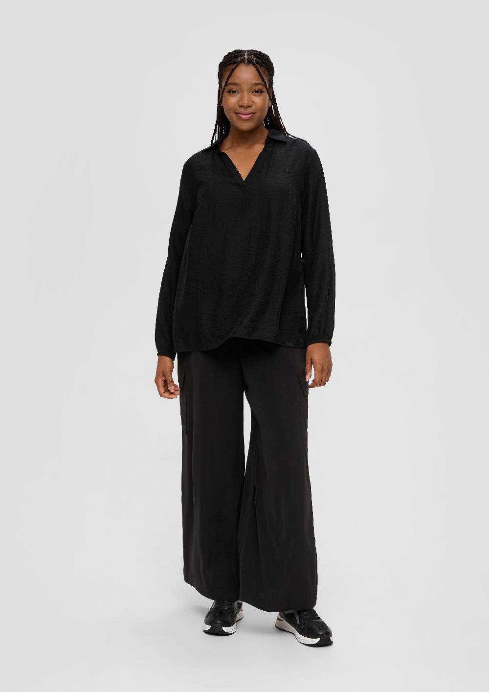 S.Oliver Hemdbluse mit Dobby-Struktur Rabatte dieses Monats
