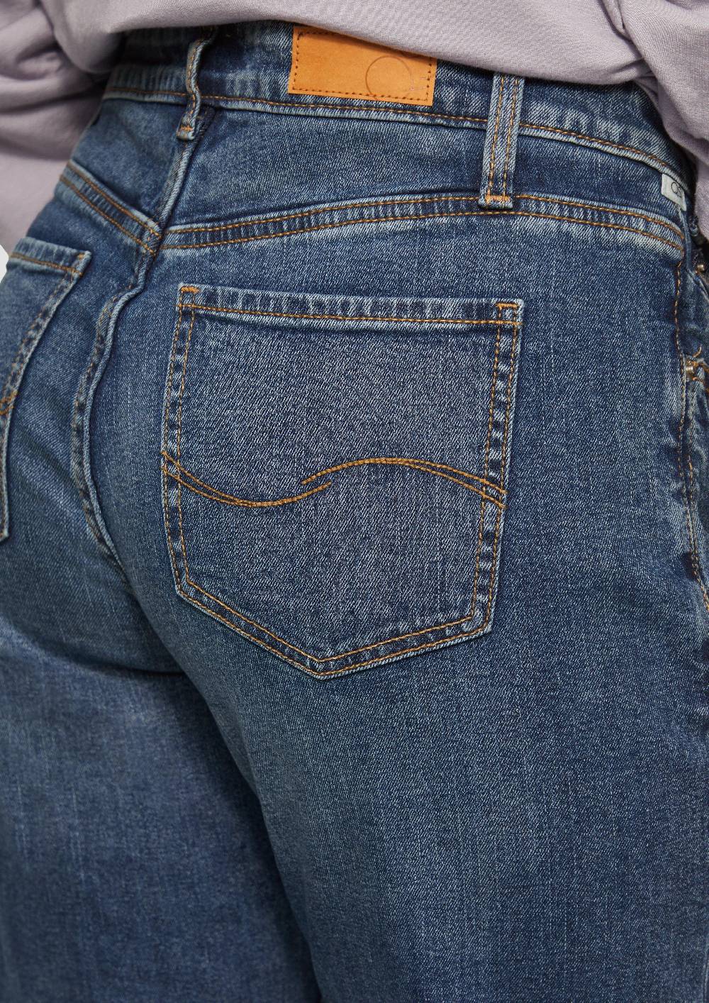 S.Oliver Cropped-Jeans / Slim Fit / Mid Rise / Straight Leg Günstiger Verkauf