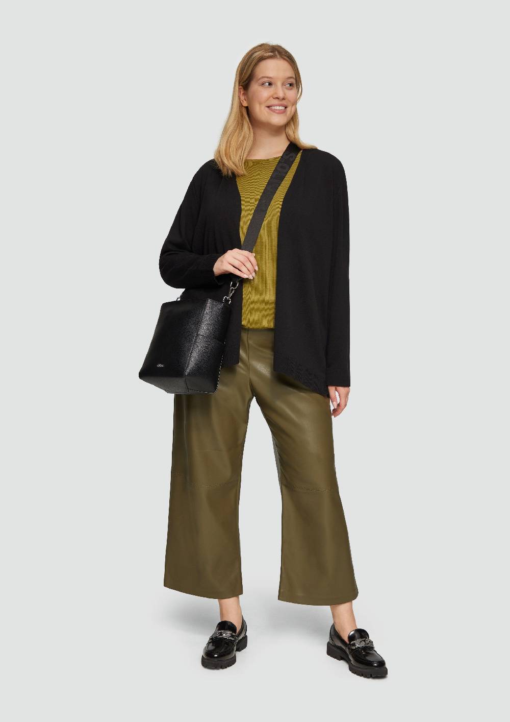 S.Oliver Cardigan aus Viskose-Baumwollmix Fabrik Onlineshop