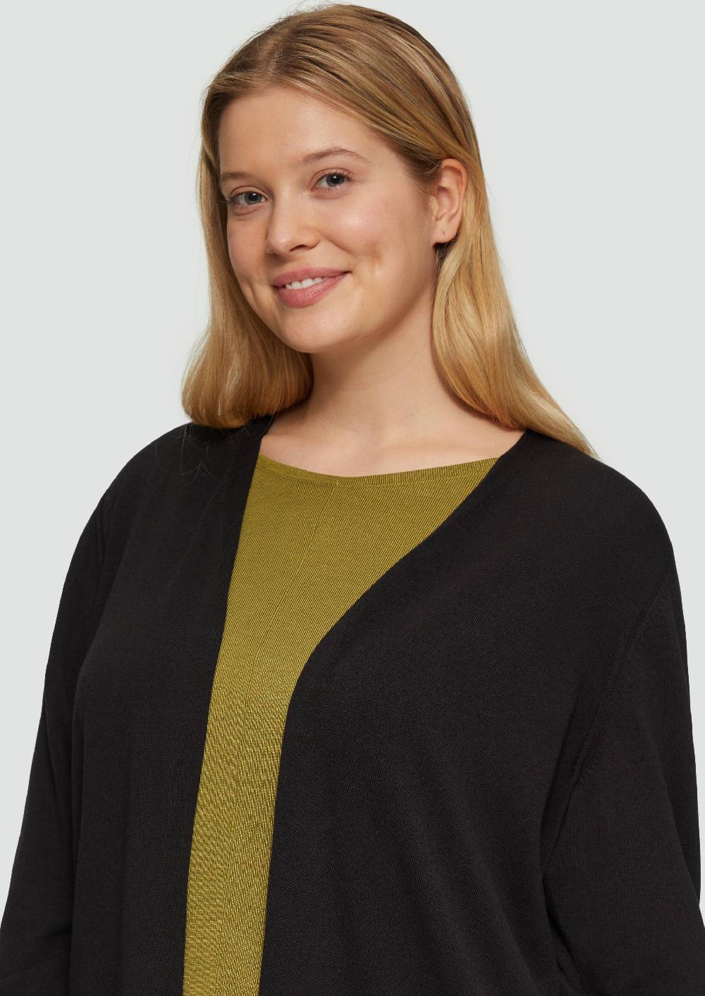 S.Oliver Cardigan aus Viskose-Baumwollmix Fabrik Onlineshop