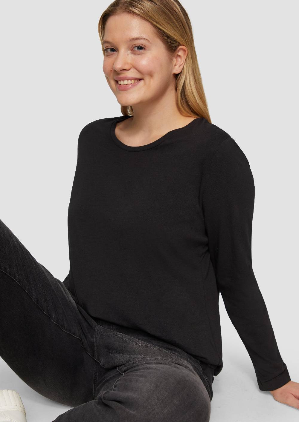 S.Oliver Longsleeve aus Baumwollstretch Versandkostenfrei