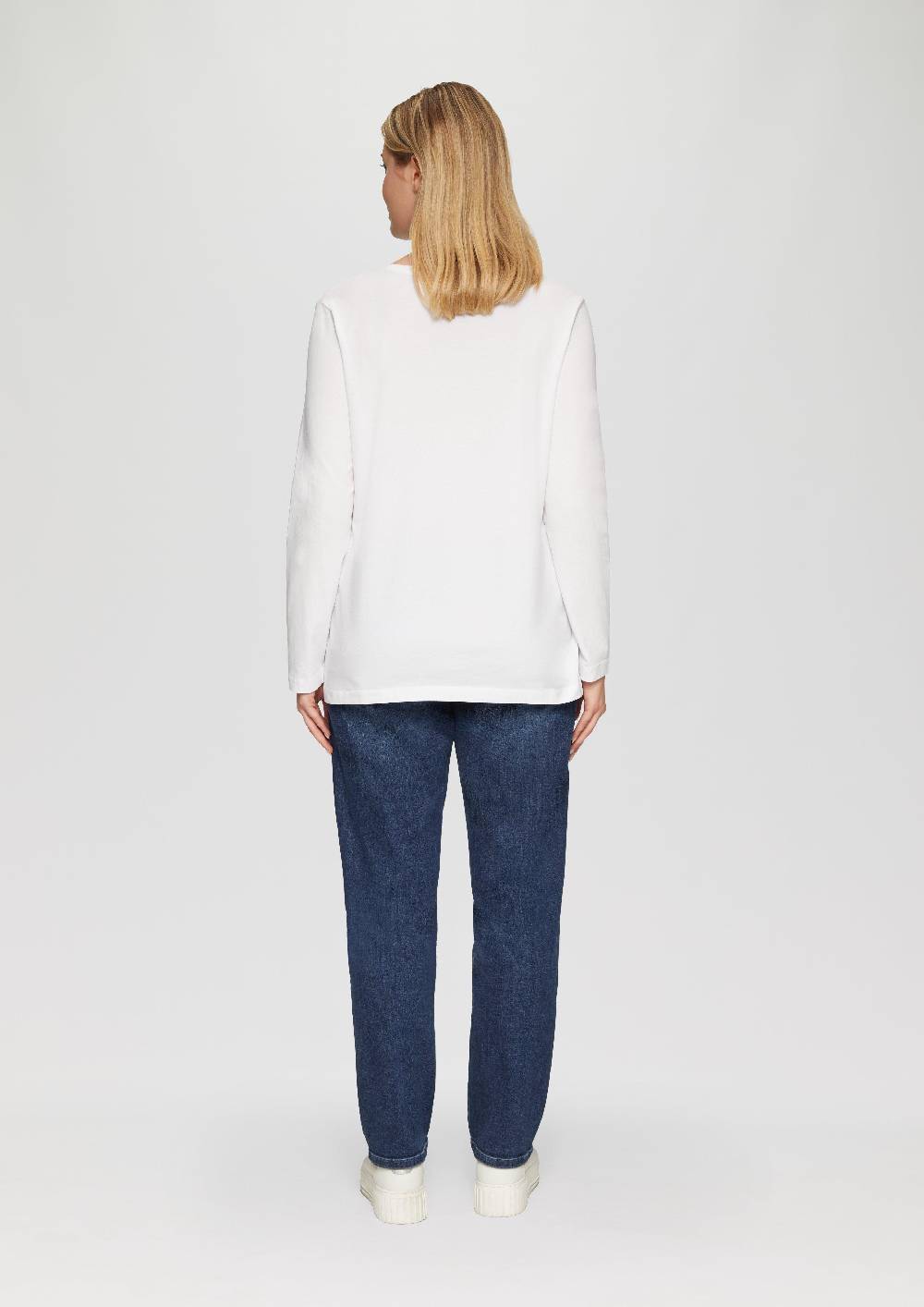 S.Oliver Longsleeve aus Baumwollstretch Großer Ausverkauf