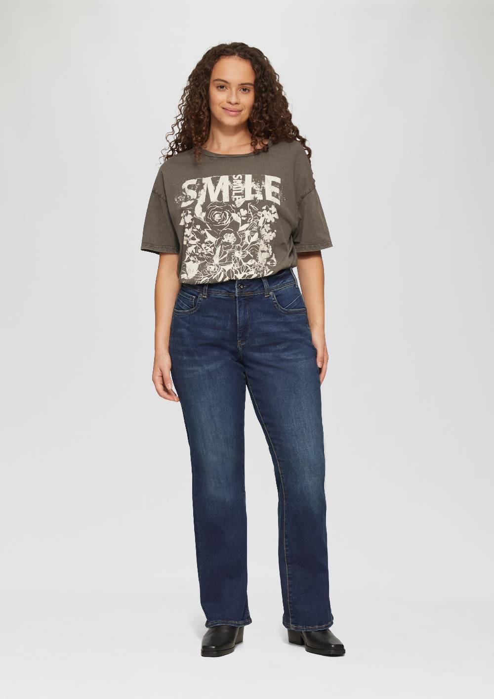 S.Oliver Jeans / Slim Fit / Mid Rise / Bootcut Leg Black Friday