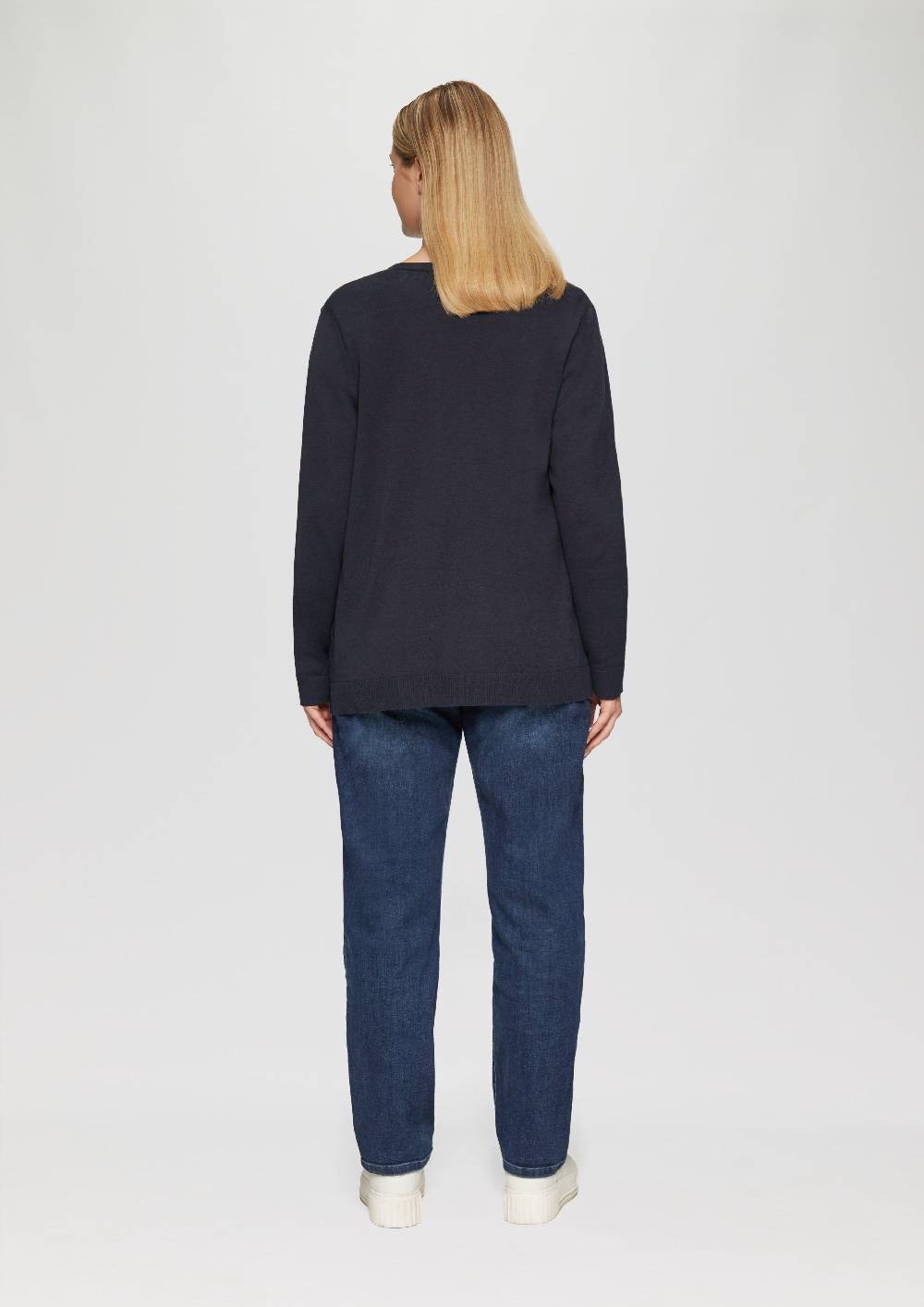 S.Oliver Cardigan aus Viskose-Baumwollmix Heißer Verkauf