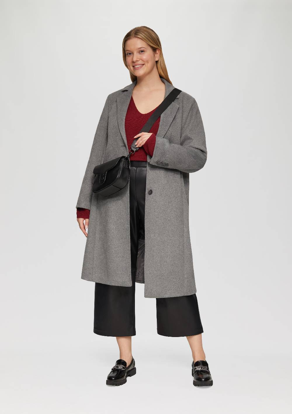 S.Oliver Culotte aus Lederimitat mit Nahtdetails Top Angebot