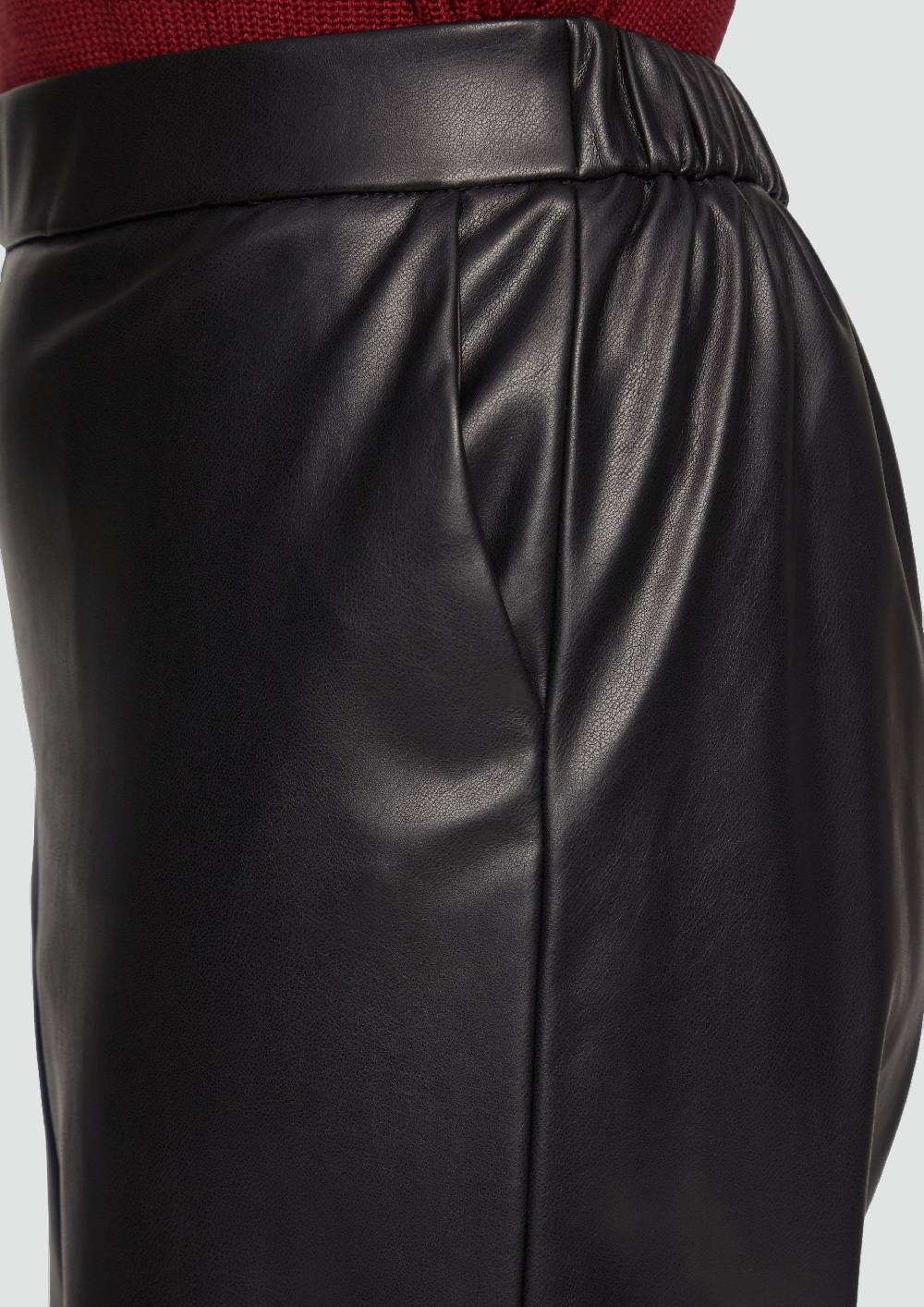 S.Oliver Culotte aus Lederimitat mit Nahtdetails Top Angebot