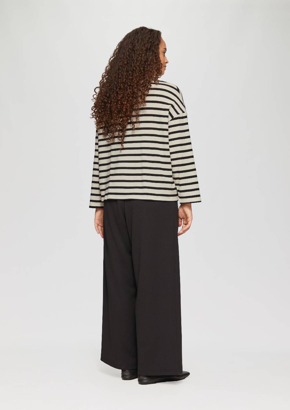 S.Oliver Cropped Langarmshirt aus Lyocellmix Online Outlet