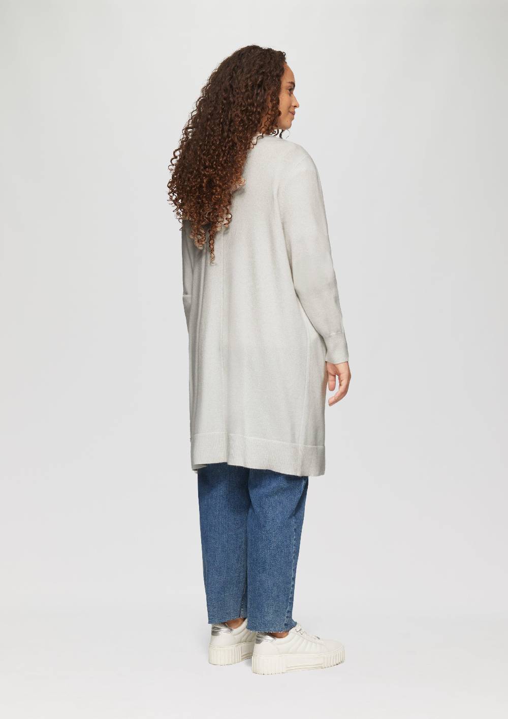 S.Oliver Lange Strickjacke aus Viskosemix Neuheiten