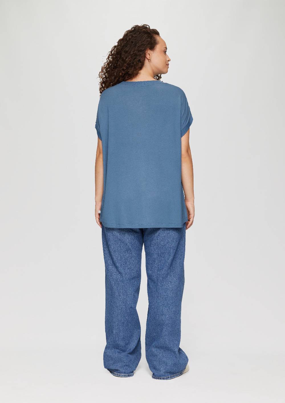 S.Oliver Materialmix-T-Shirt im Loose Fit Riesige Ersparnisse