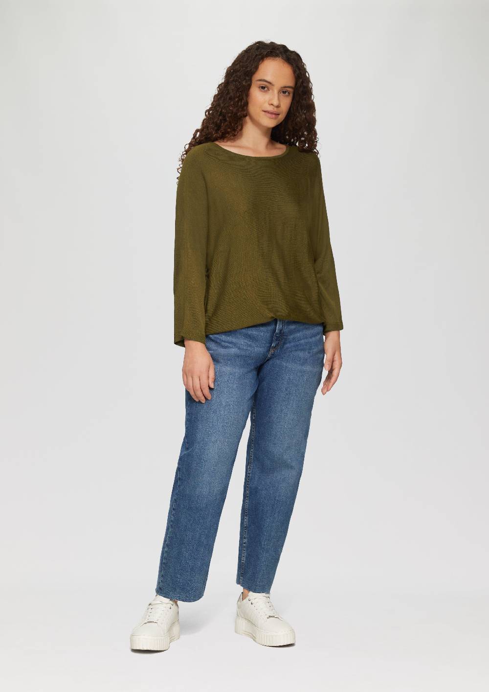 S.Oliver Strickpullover mit Fledermausarm Super Sparpreis