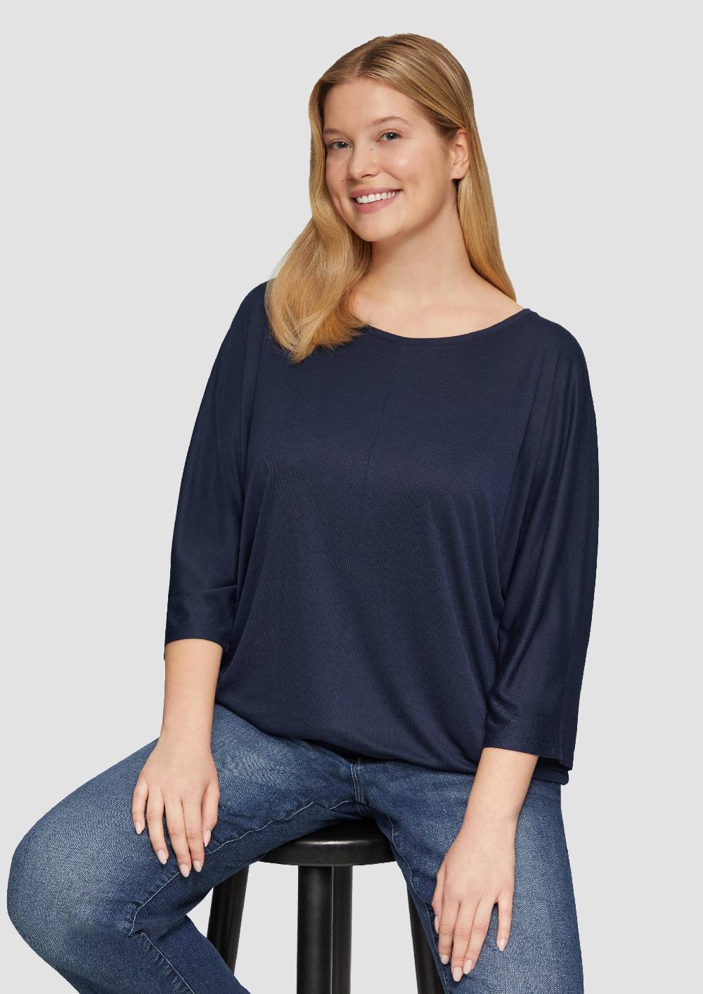 S.Oliver O-Shape-Shirt mit Fledermausarm Letzte 3 Tage