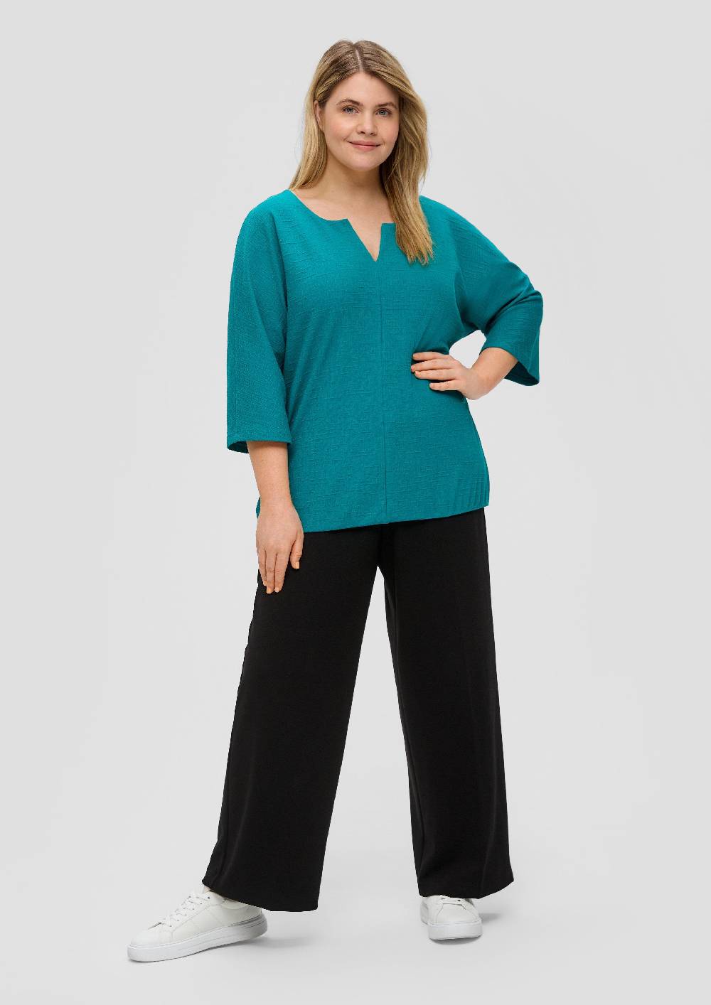 S.Oliver O-Shape-Bluse mit bequemem Gummizug Letzte 2 Tage
