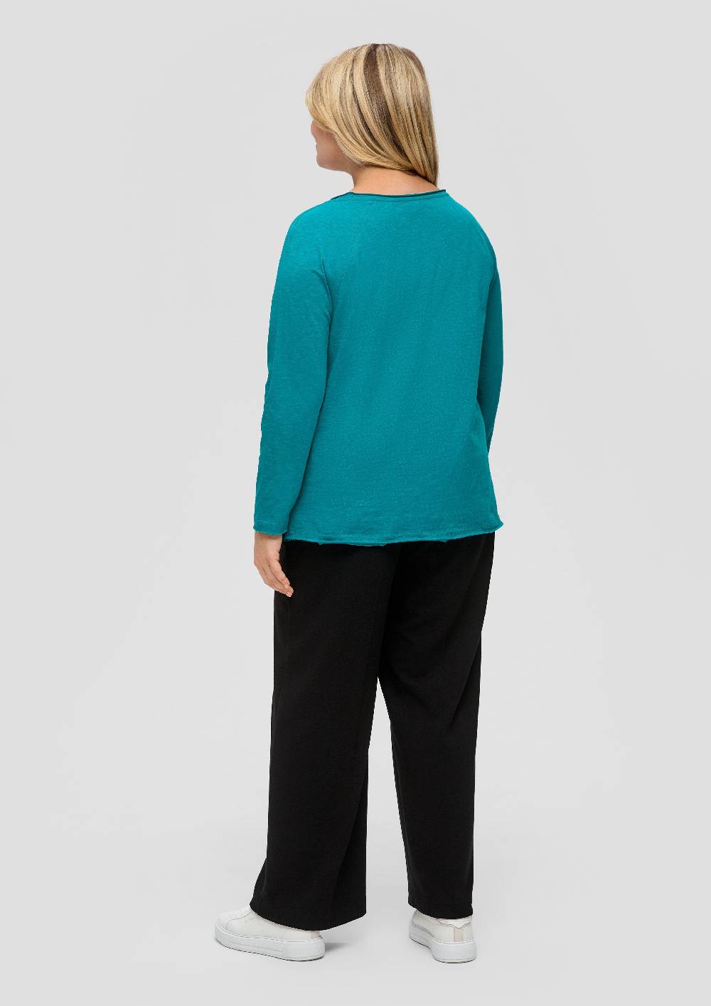 S.Oliver Longsleeve mit Flammgarn-Struktur Letzter Tag