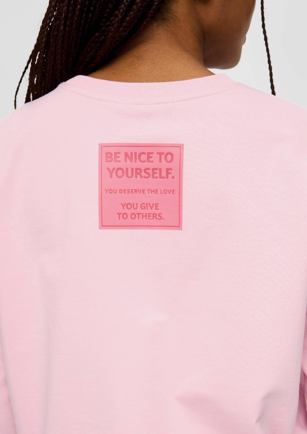 S.Oliver Sweatshirt im Boxy Cut mit Rückenprint Zeitbegrenzte Promotion
