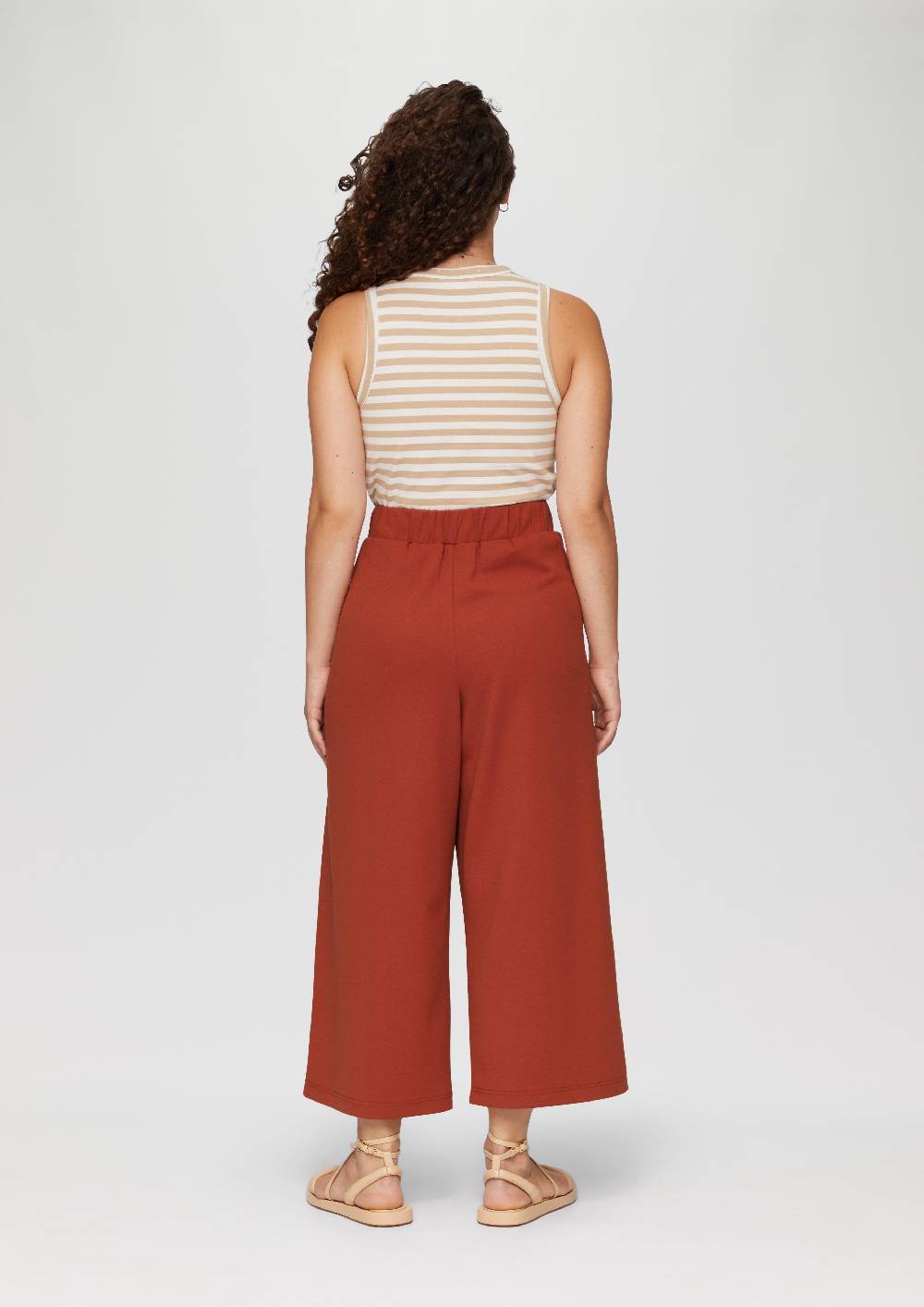 S.Oliver Elastische Wide-Leg-Hose aus Crêpe Bis zu 60% Rabatt