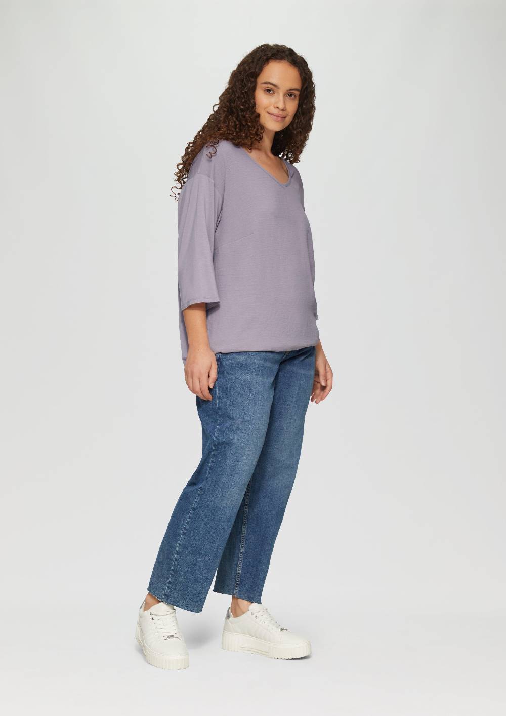 S.Oliver Shirt im Fabricmix und Loose Fit 50% Rabatt mit kostenlosem Versand
