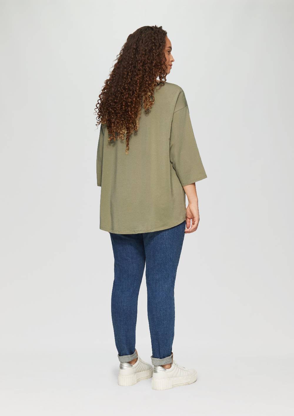 S.Oliver Shirt im Fabricmix und Loose Fit Clearance-Verkauf