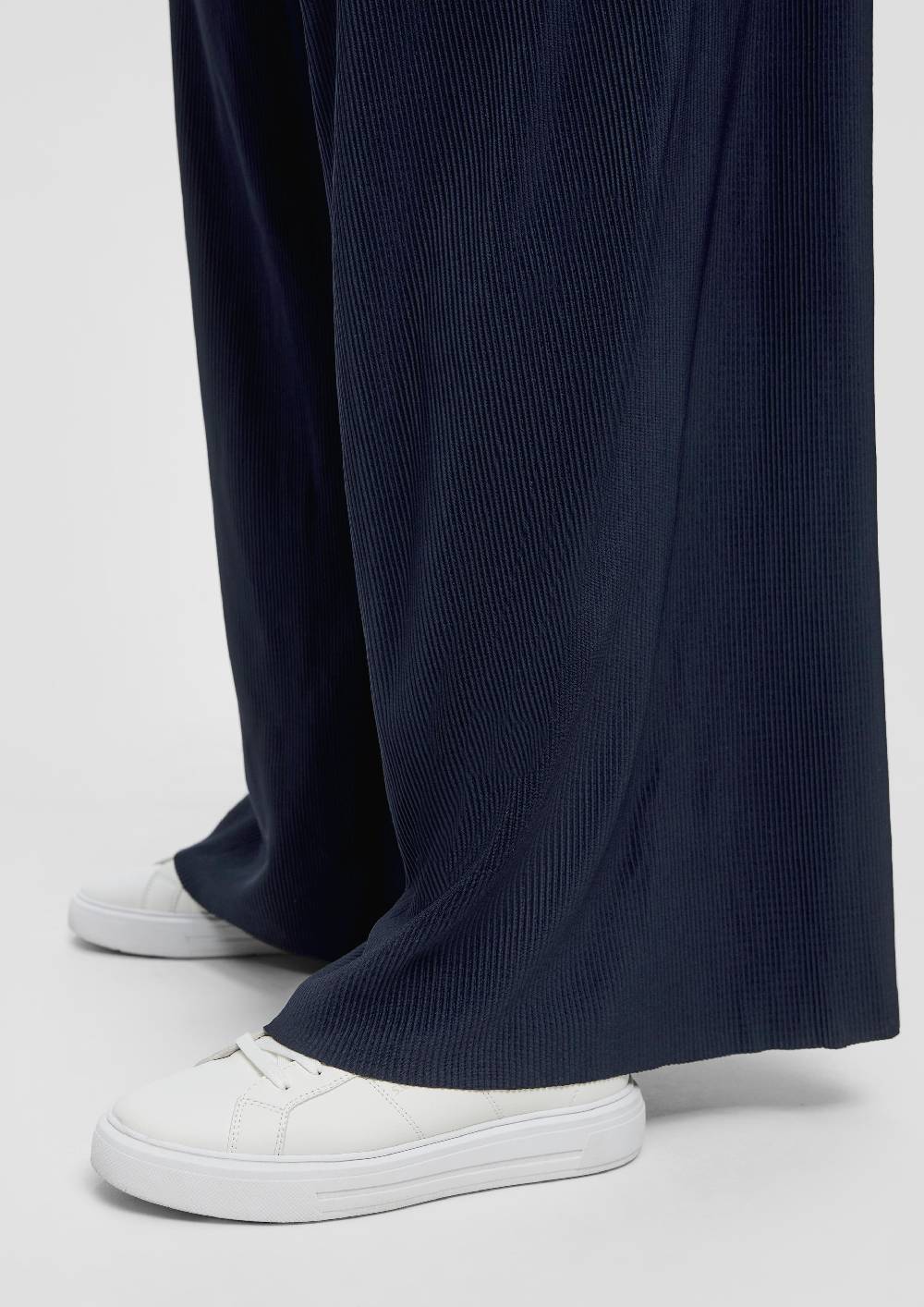 S.Oliver Weite plissierte Hose aus Jersey Kostenloser Versand international