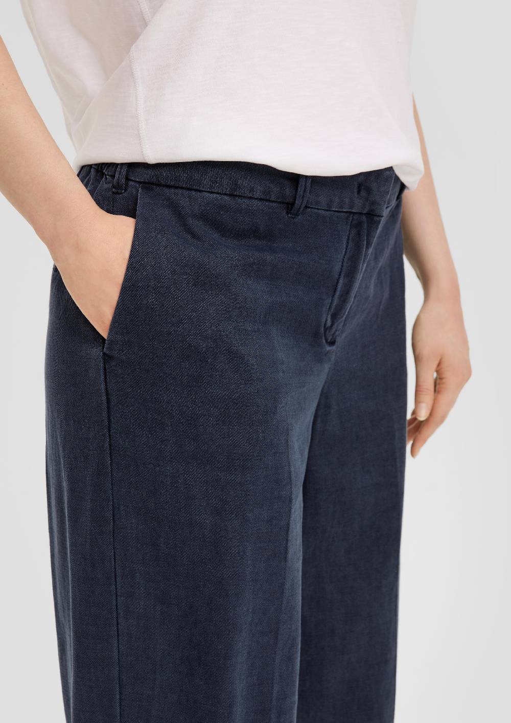 S.Oliver Twillhose mit Elastikbund Fabrikladen