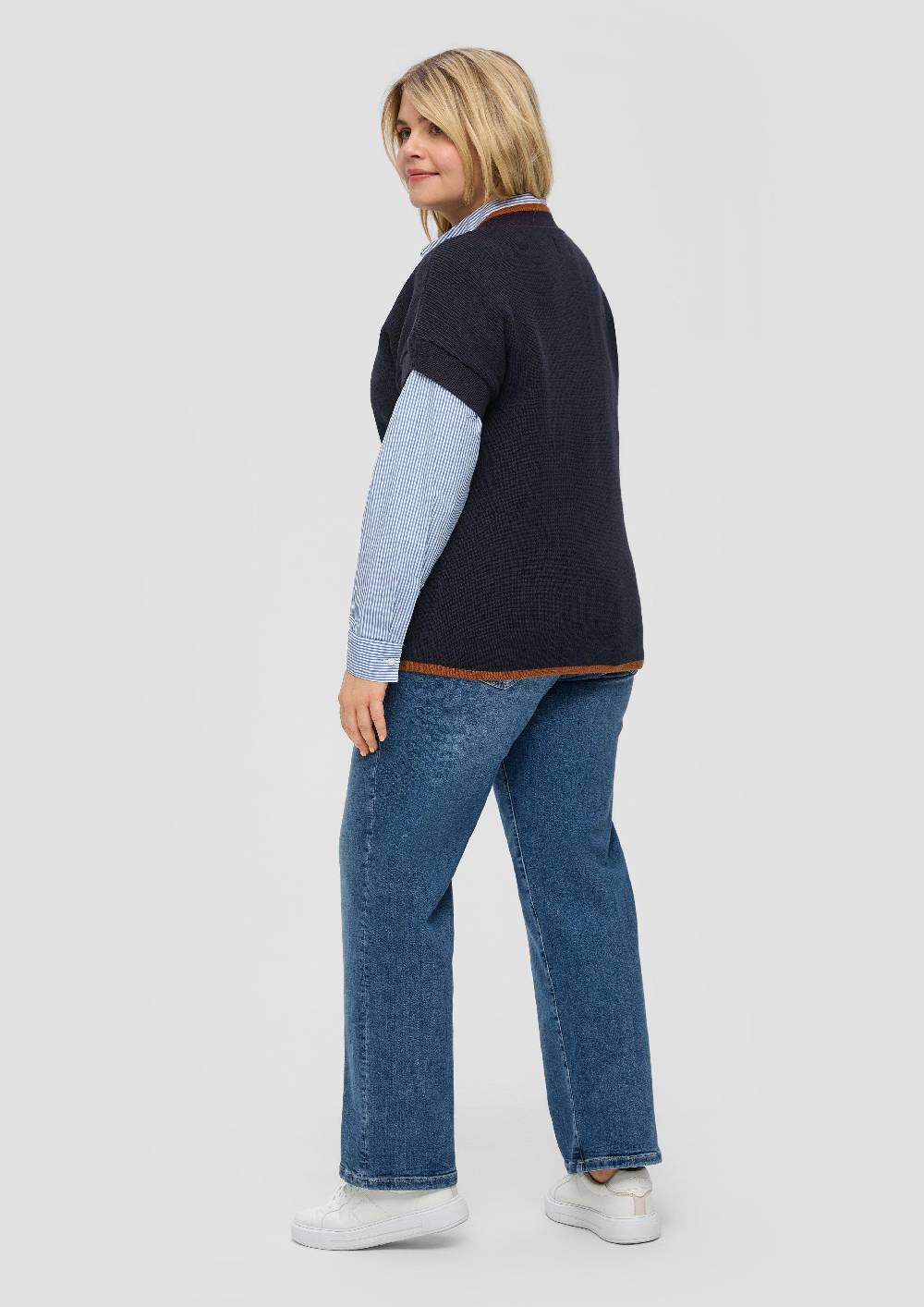 S.Oliver Pullover mit V-Ausschnitt Speichern exportieren