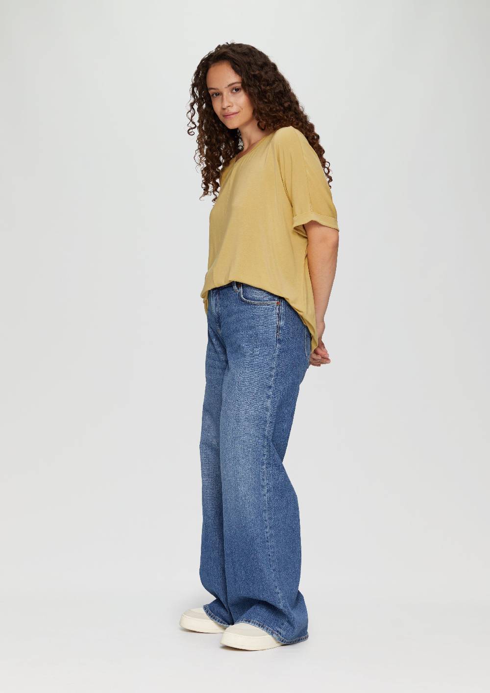S.Oliver Loose-Fit-Shirt im Lyocellmix Black Friday Preise