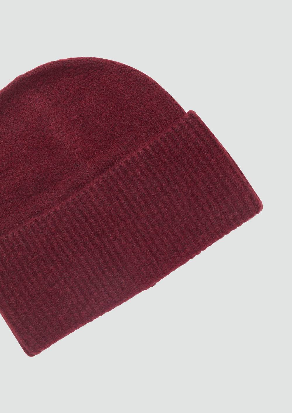 S.Oliver Beanie aus Rippstrick Großer Ausverkauf
