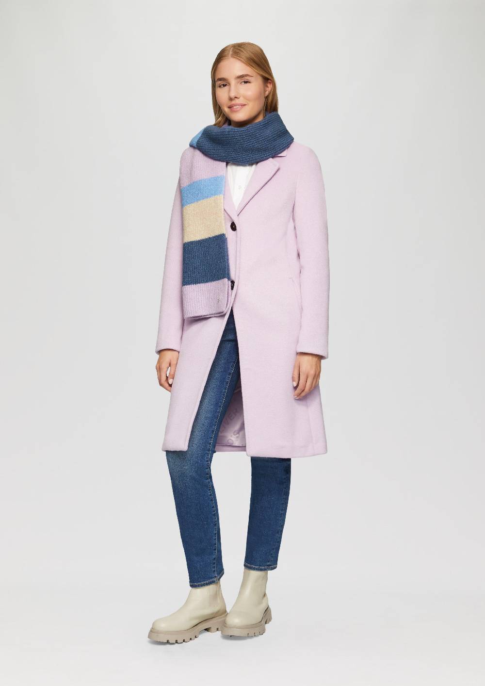 S.Oliver Gestreifter Strickschal Black Friday