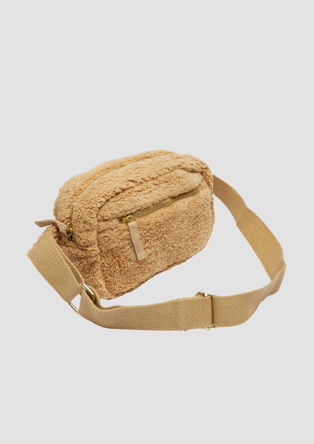 S.Oliver Crossbody-Bag aus Teddyplüsch Große Rabatte