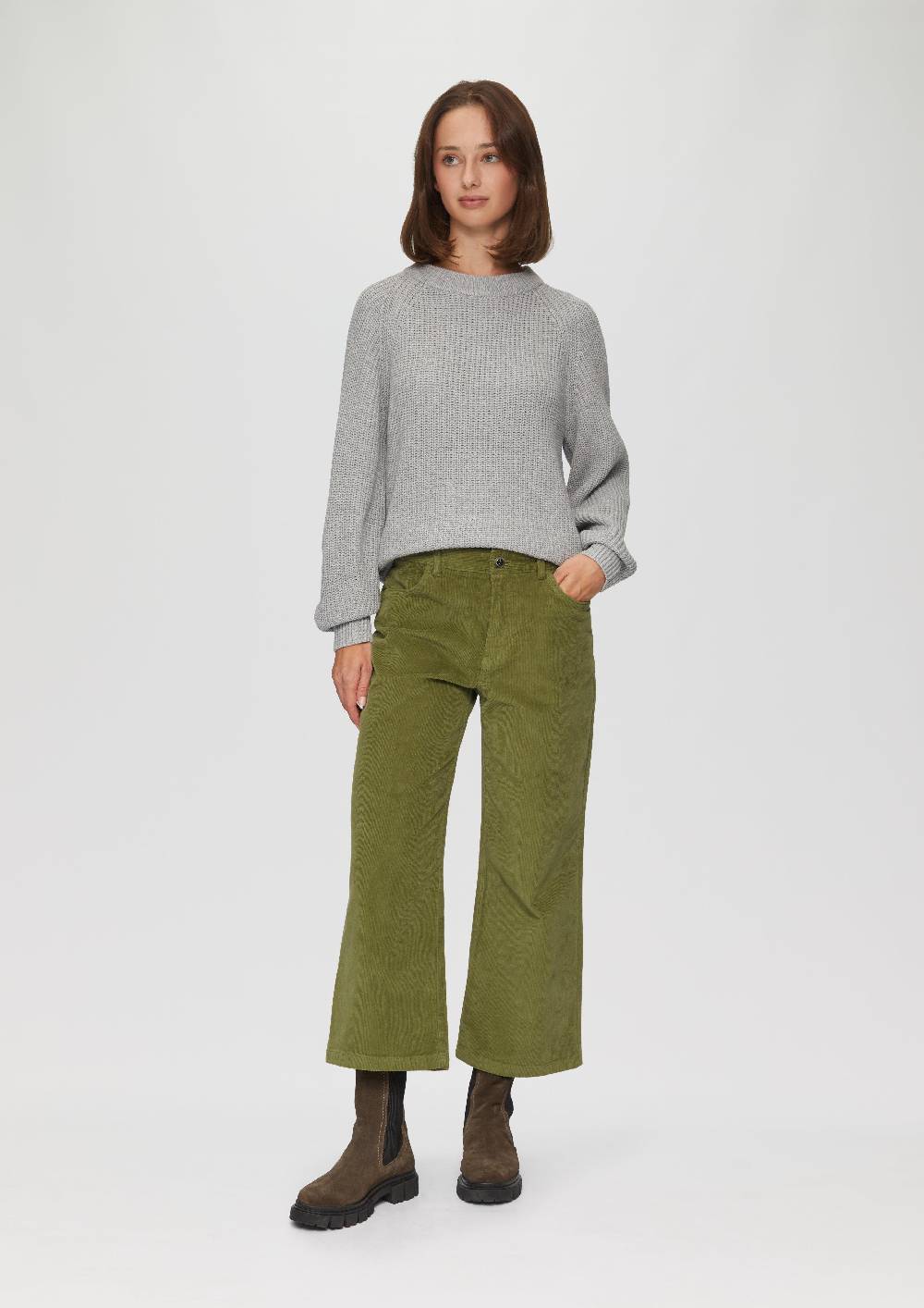S.Oliver Elastische Culotte aus Cord Günstiger Verkauf
