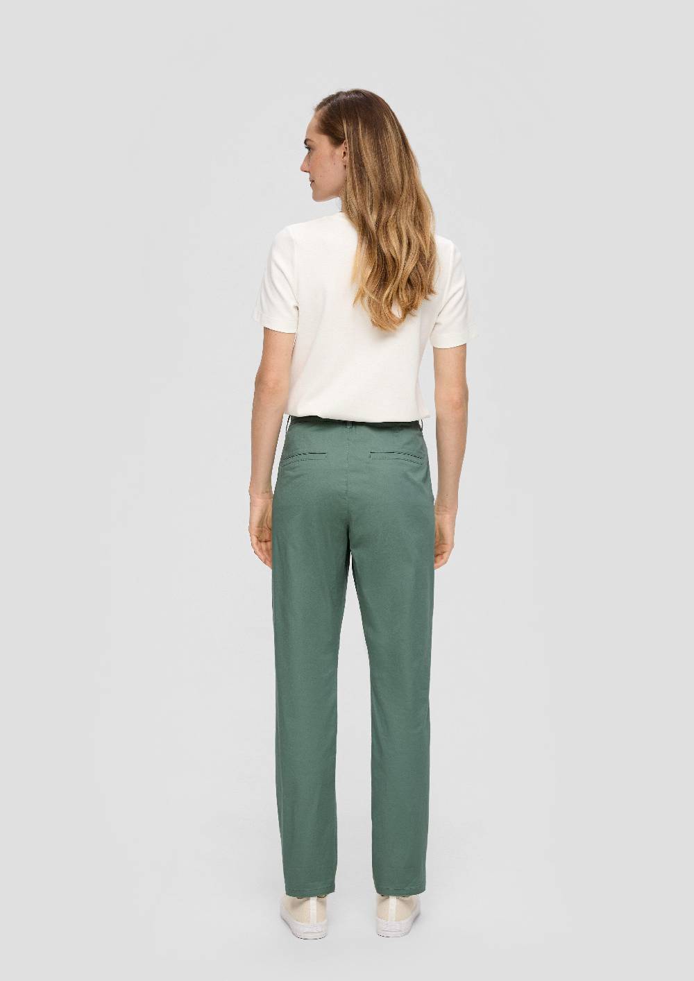 S.Oliver Chino mit Gürtel aus Baumwollstretch Fabrik Onlineshop