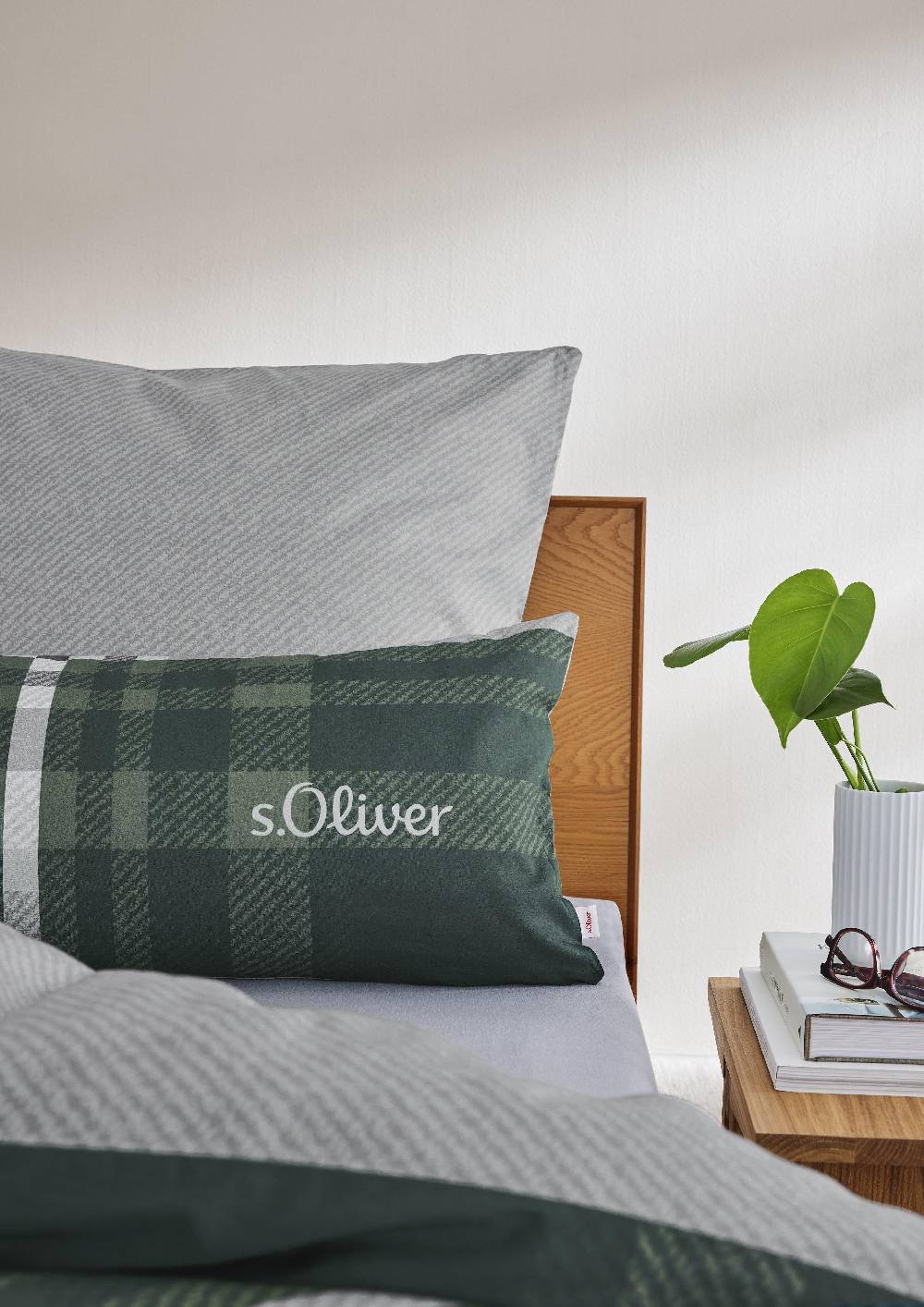 S.Oliver Bettwäsche mit Karo-Details Vierteljährliche Förderung