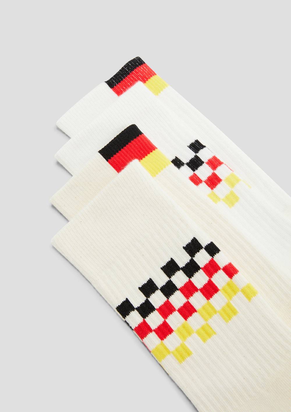 S.Oliver Unisex Socken mit Deutschland-Print im 2er-Pac Begrenzt auf 3 Tage