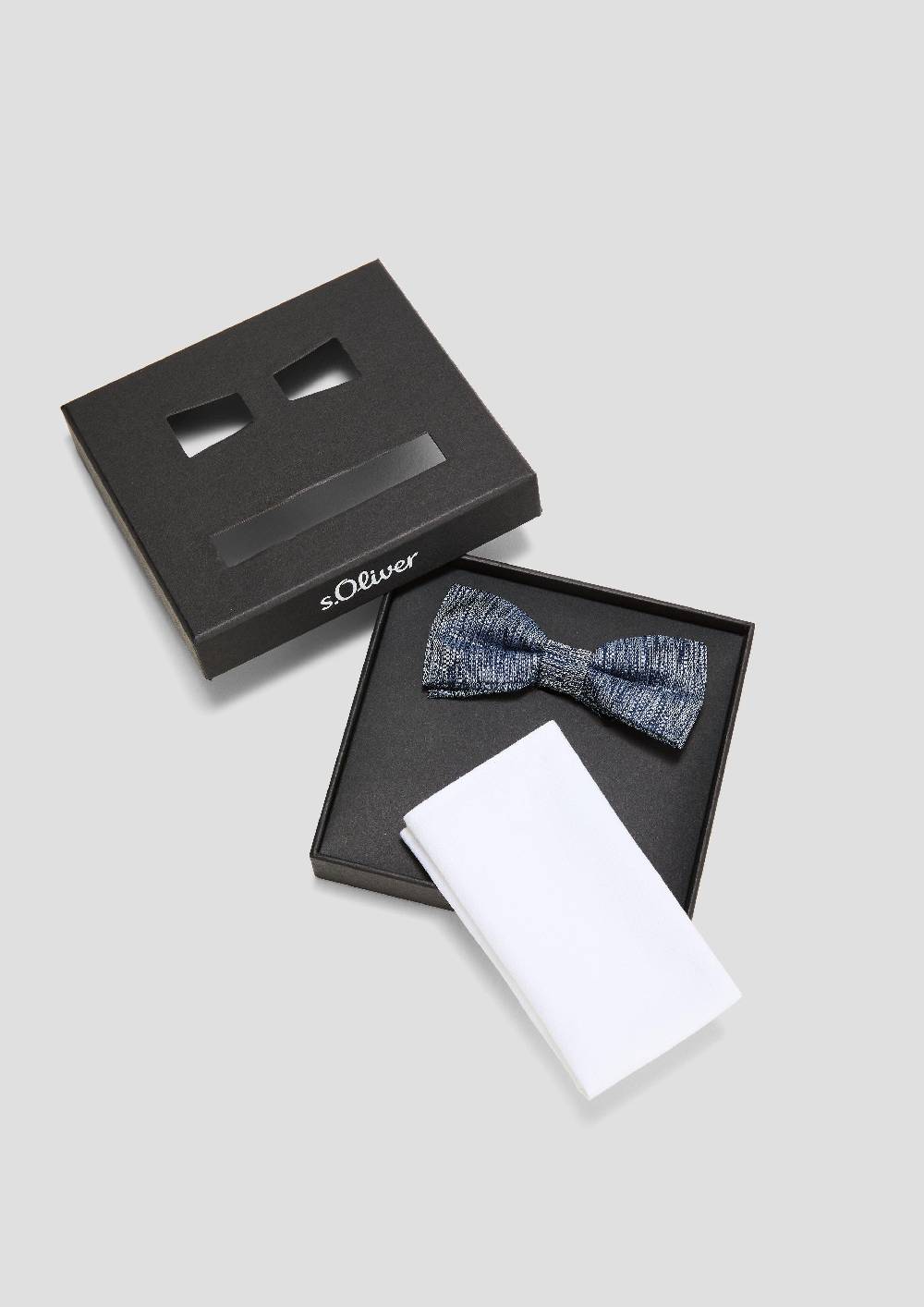 S.Oliver Accessoires-Box mit Fliege und Einstecktuch Saisonschlussverkauf