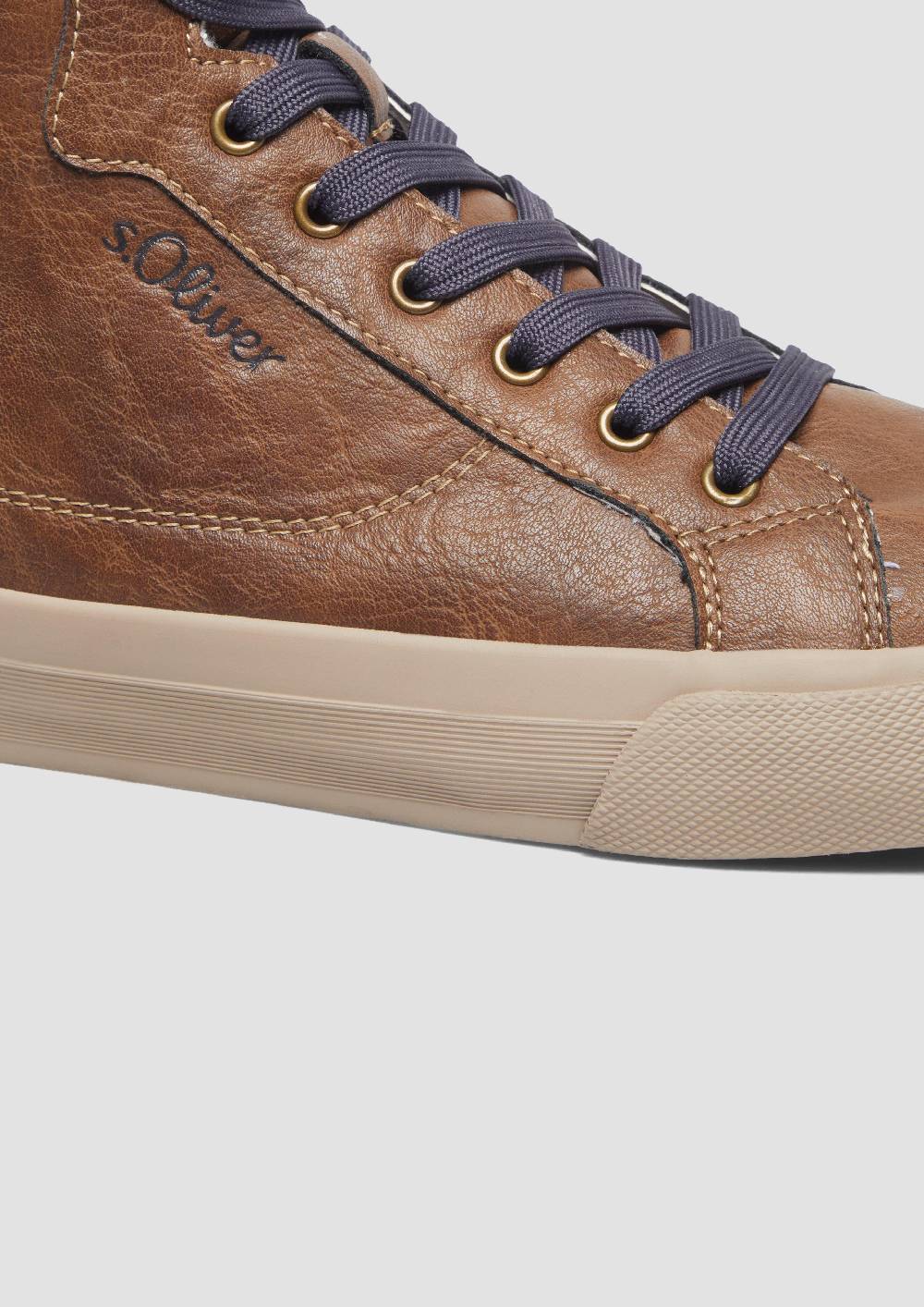 S.Oliver Gefütterte Stiefel mit Logo-Detail Vatertagsangebot