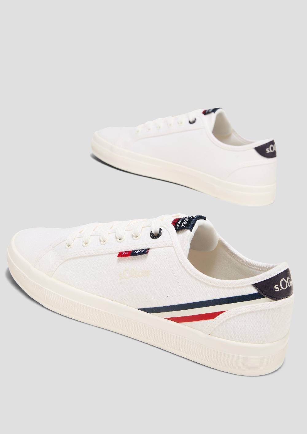 S.Oliver Sneaker mit Kontrast-Details und Logo Vierteljährliche Förderung