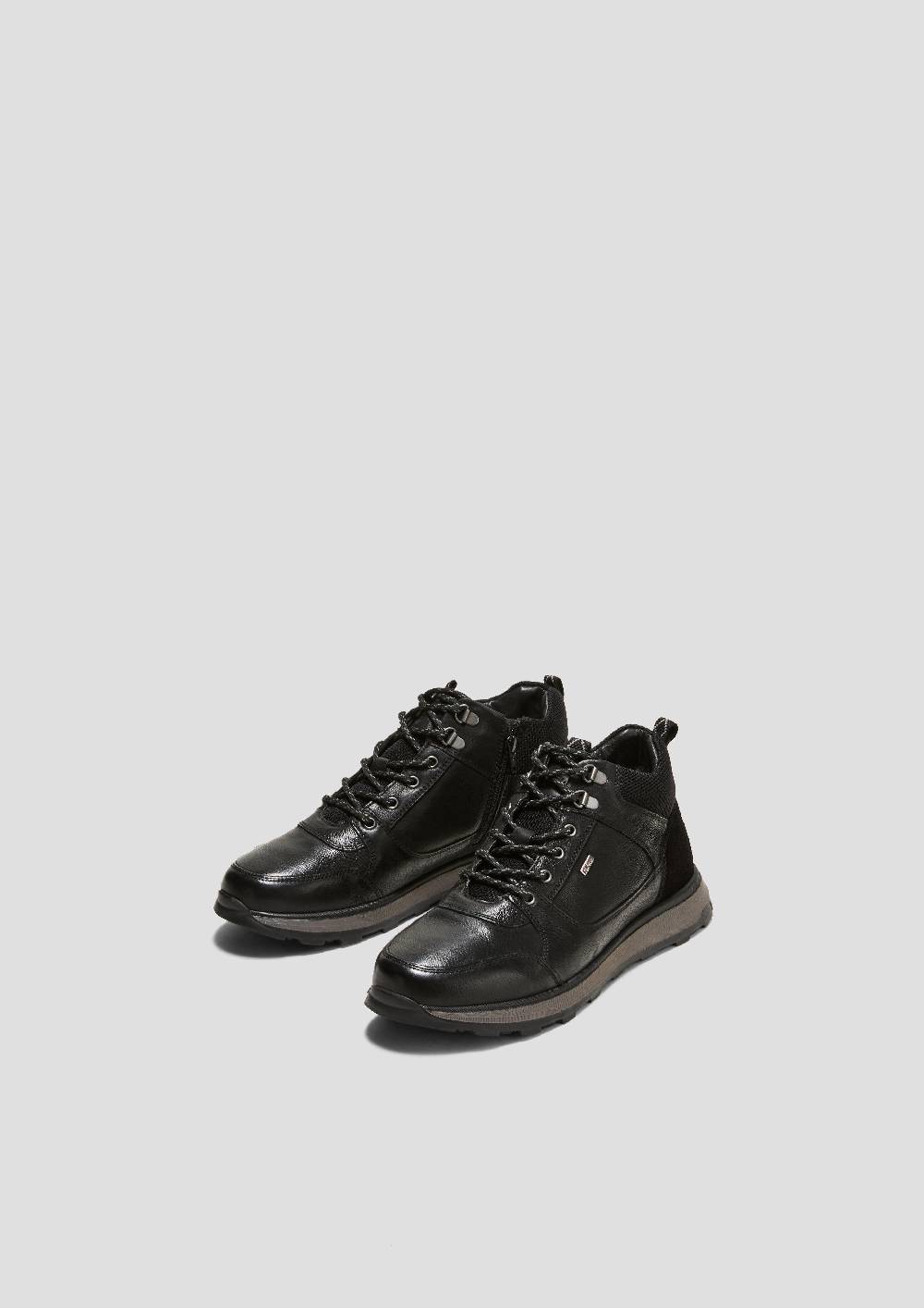 S.Oliver Echtleder-Stiefel in Sneaker-Optik Riesige Rabatte