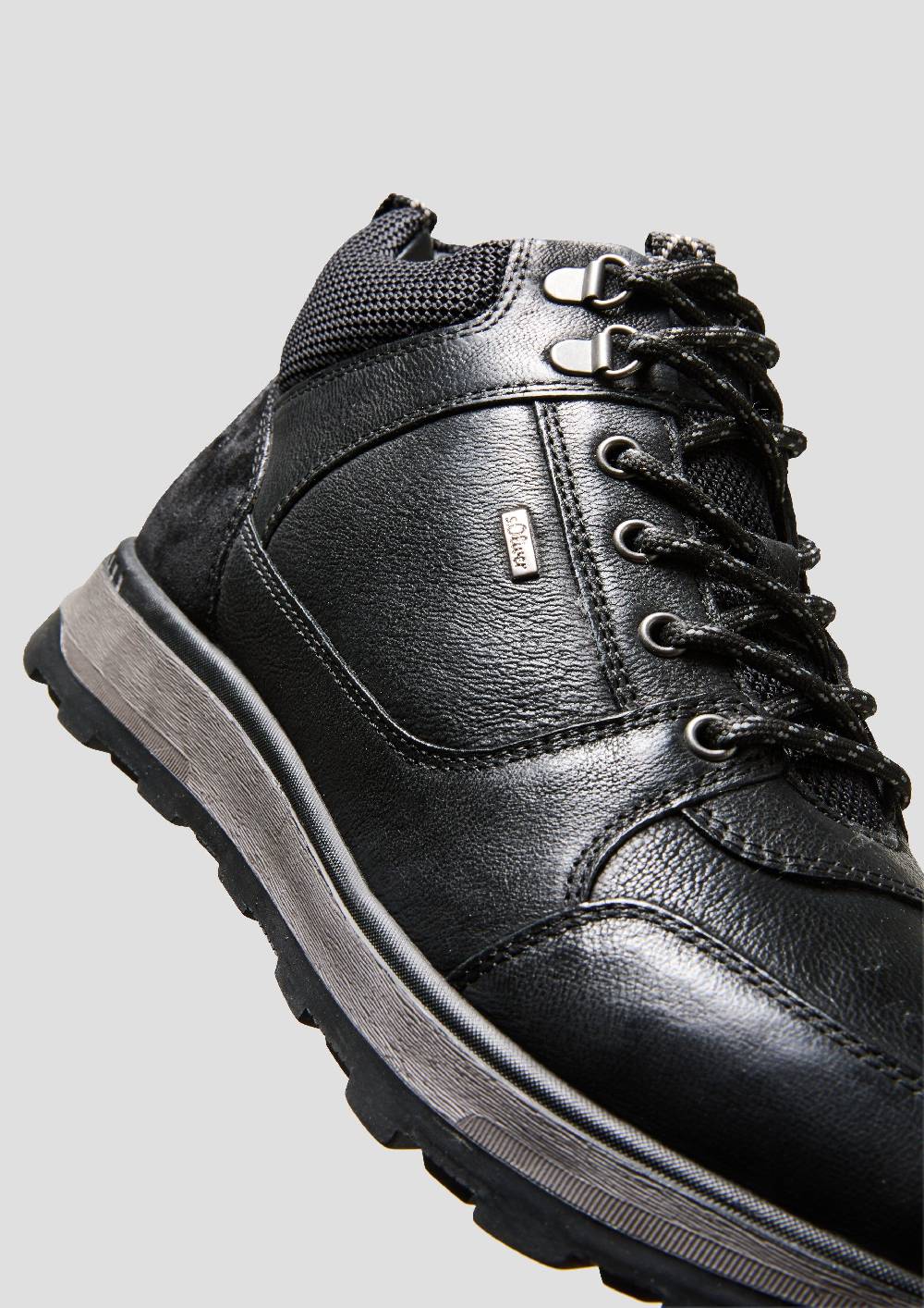 S.Oliver Echtleder-Stiefel in Sneaker-Optik Riesige Rabatte