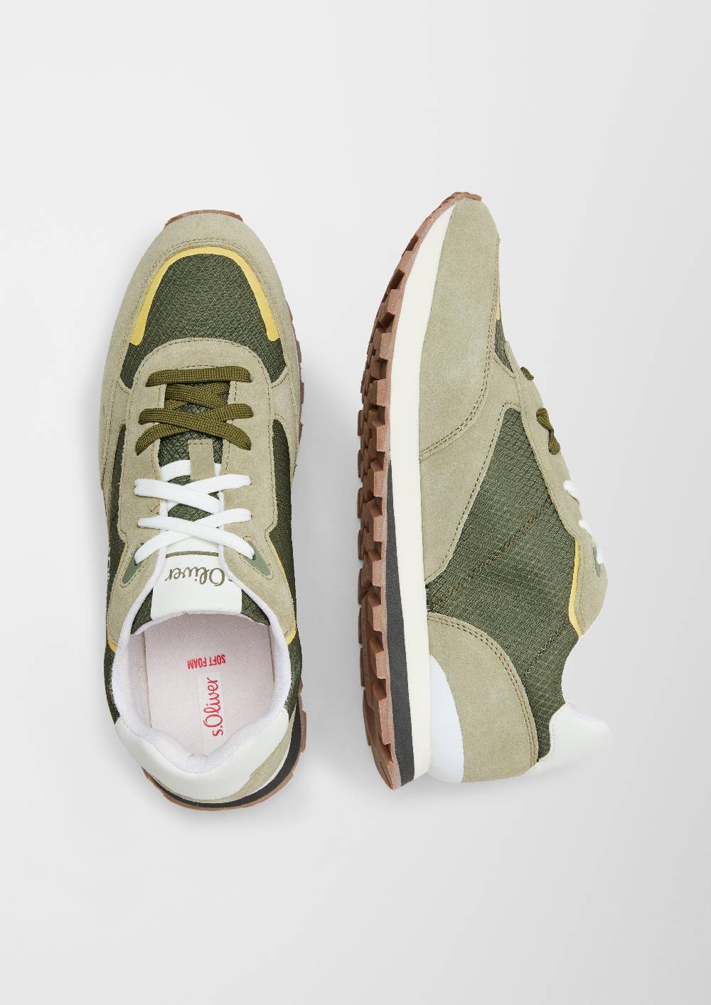 S.Oliver Sneaker aus Ledermix Im Verkauf