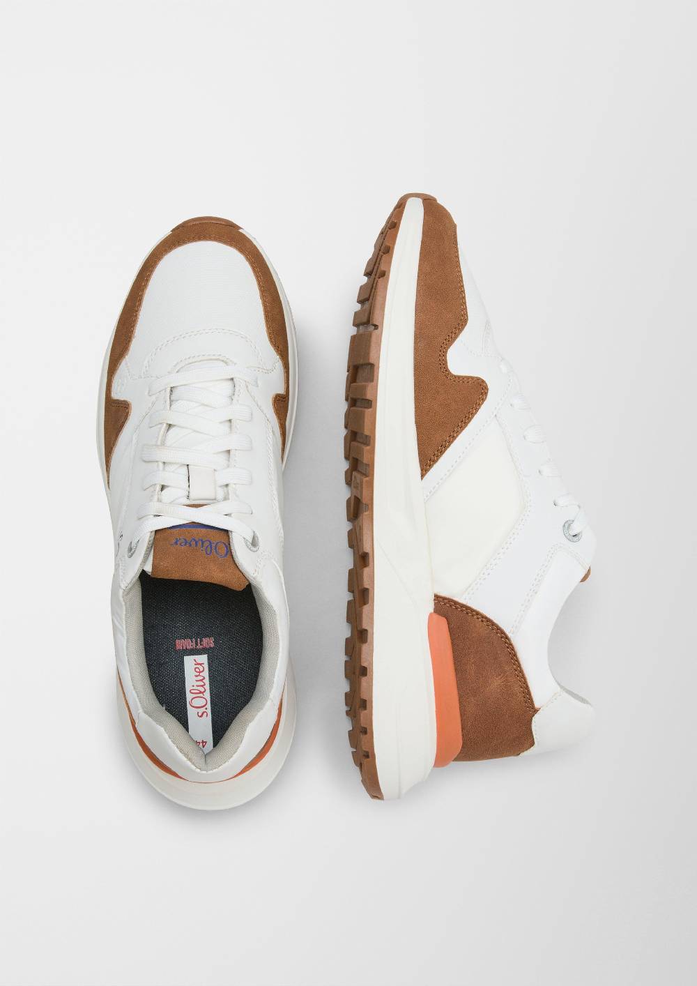 S.Oliver Sneaker mit Kontrast-Details 50% Rabatt für begrenzte Zeit